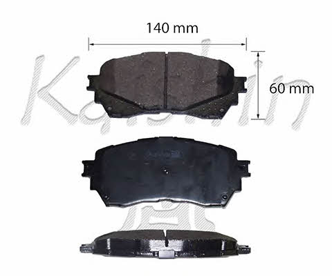 Kaishin FK3159 Brake Pad Set, disc brake FK3159: Buy near me in Poland at 2407.PL - Good price!