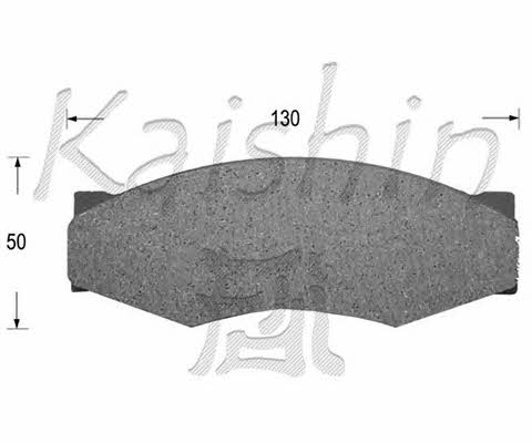Kaishin FK1025 Тормозные колодки дисковые, комплект FK1025: Отличная цена - Купить в Польше на 2407.PL!