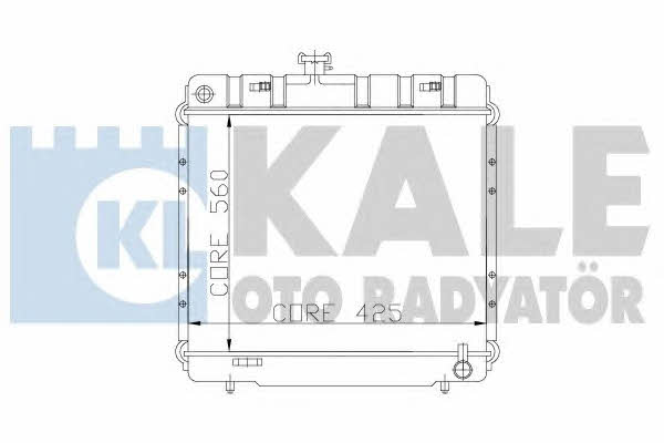 Kale Oto Radiator 173300 Radiator, engine cooling 173300: Buy near me at 2407.PL in Poland at an Affordable price!