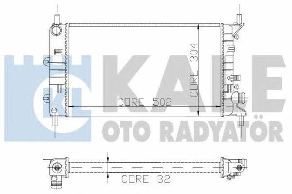 Kale Oto Radiator 103200 Радиатор охлаждения двигателя 103200: Отличная цена - Купить в Польше на 2407.PL!