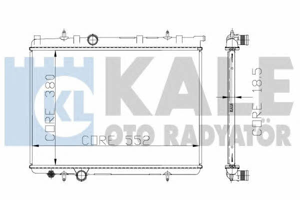 Kale Oto Radiator 213099 Радіатор охолодження двигуна 213099: Приваблива ціна - Купити у Польщі на 2407.PL!