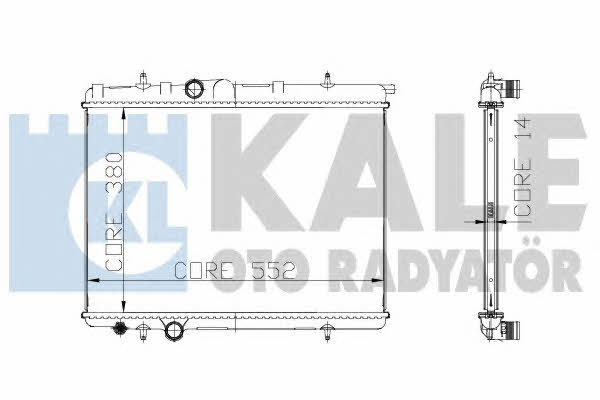 Kale Oto Radiator 217899 Радиатор охлаждения двигателя 217899: Отличная цена - Купить в Польше на 2407.PL!