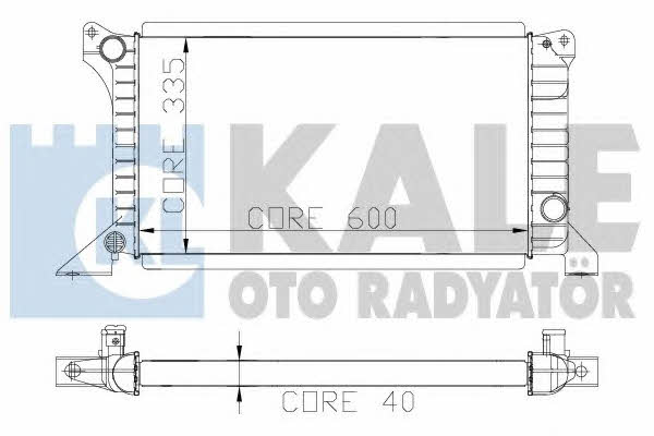 Kale Oto Radiator 103100 Радіатор охолодження двигуна 103100: Приваблива ціна - Купити у Польщі на 2407.PL!