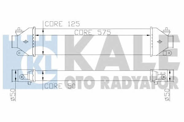 Kale Oto Radiator 346400 Интеркулер 346400: Отличная цена - Купить в Польше на 2407.PL!