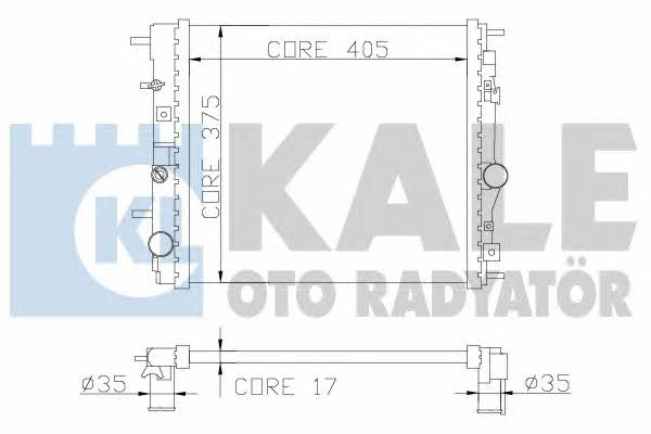 Kale Oto Radiator 362500 Радіатор охолодження двигуна 362500: Приваблива ціна - Купити у Польщі на 2407.PL!