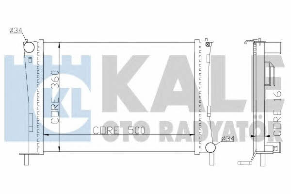 Kale Oto Radiator 349600 Kühler motorkühlung 349600: Kaufen Sie zu einem guten Preis in Polen bei 2407.PL!