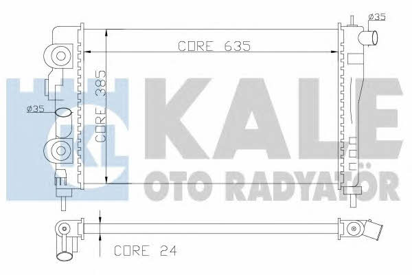 Kale Oto Radiator 368100 Kühler motorkühlung 368100: Kaufen Sie zu einem guten Preis in Polen bei 2407.PL!