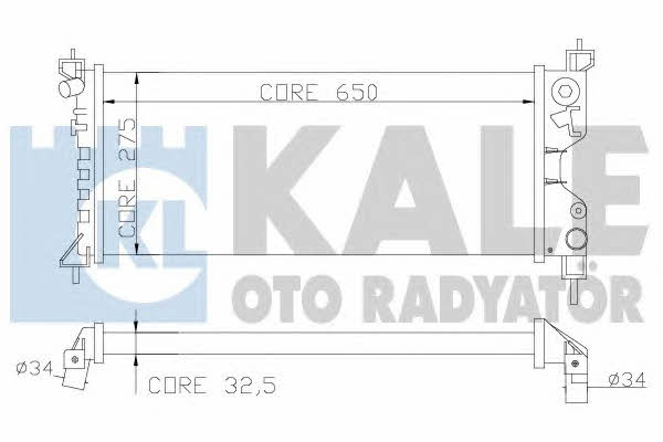 Kale Oto Radiator 372600 Радіатор охолодження двигуна 372600: Приваблива ціна - Купити у Польщі на 2407.PL!