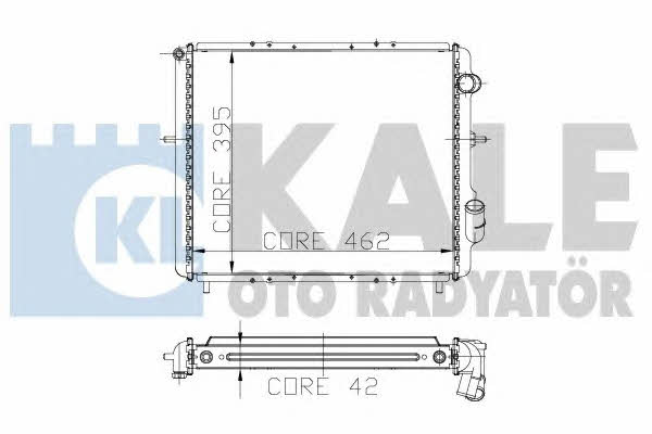 Kale Oto Radiator 207900 Радіатор охолодження двигуна 207900: Приваблива ціна - Купити у Польщі на 2407.PL!