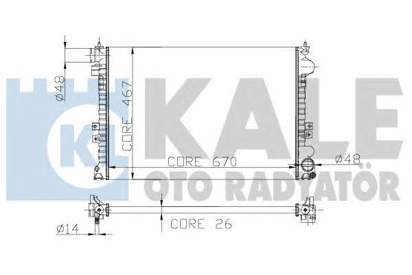 Kale Oto Radiator 242500 Chłodnica, układ chłodzenia silnika 242500: Dobra cena w Polsce na 2407.PL - Kup Teraz!