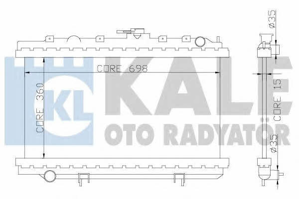 Kale Oto Radiator 363000 Chłodnica, układ chłodzenia silnika 363000: Dobra cena w Polsce na 2407.PL - Kup Teraz!