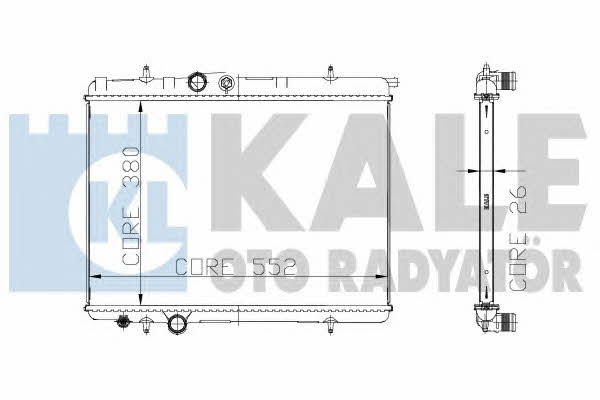 Kale Oto Radiator 216499 Радиатор охлаждения двигателя 216499: Отличная цена - Купить в Польше на 2407.PL!