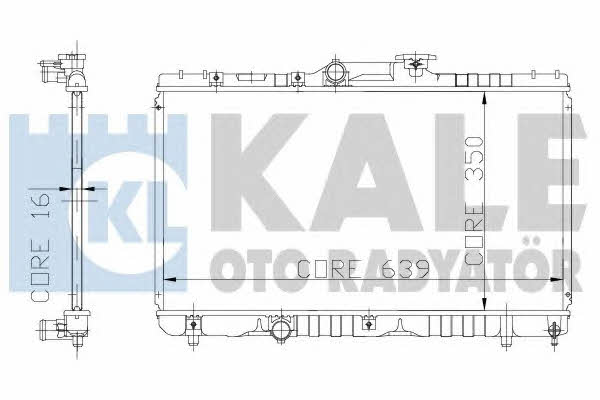 Kale Oto Radiator 117200 Радиатор охлаждения двигателя 117200: Отличная цена - Купить в Польше на 2407.PL!