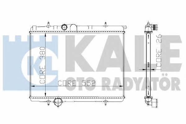 Kale Oto Radiator 216299 Радиатор охлаждения двигателя 216299: Отличная цена - Купить в Польше на 2407.PL!