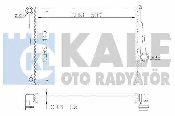 Kale Oto Radiator 354400 Radiator, engine cooling 354400: Buy near me in Poland at 2407.PL - Good price!