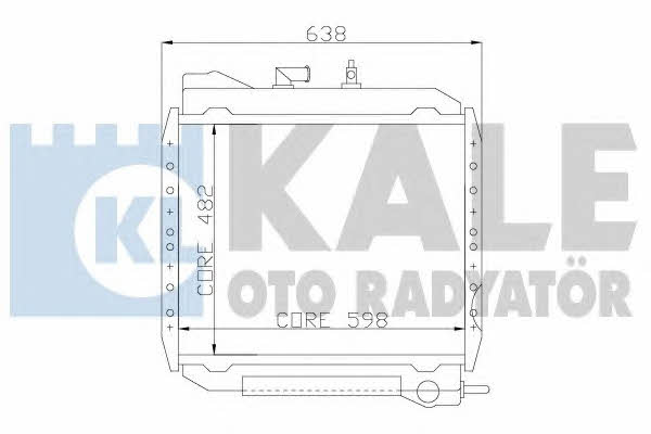 Kale Oto Radiator 114200 Радиатор охлаждения двигателя 114200: Отличная цена - Купить в Польше на 2407.PL!