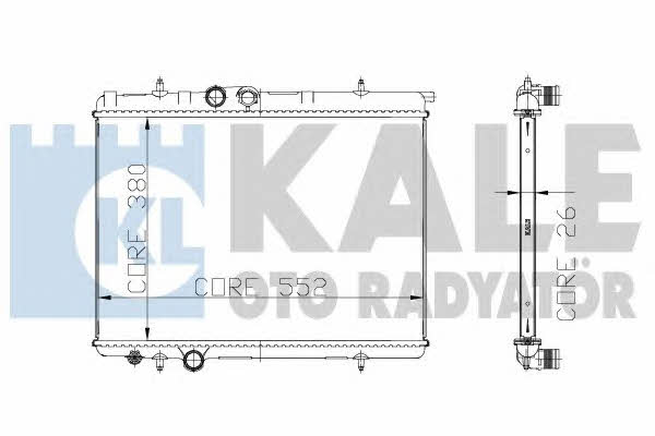 Kale Oto Radiator 215999 Радиатор охлаждения двигателя 215999: Отличная цена - Купить в Польше на 2407.PL!