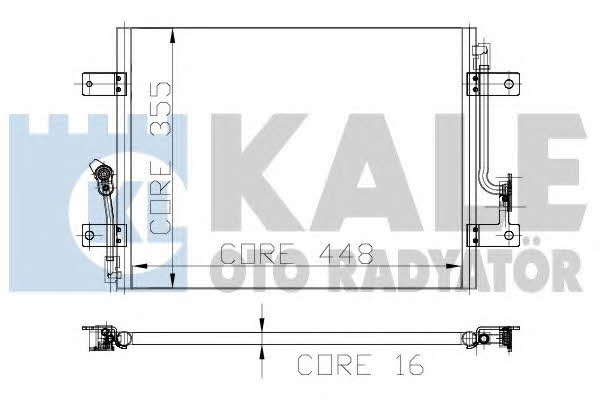 Kale Oto Radiator 125900 Радиатор кондиционера (Конденсатор) 125900: Отличная цена - Купить в Польше на 2407.PL!