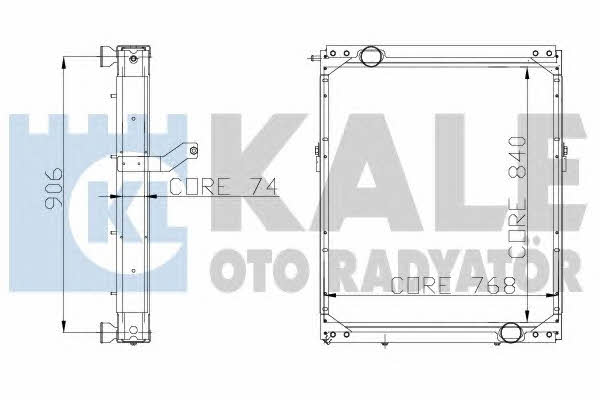 Kale Oto Radiator 115200 Радиатор охлаждения двигателя 115200: Отличная цена - Купить в Польше на 2407.PL!