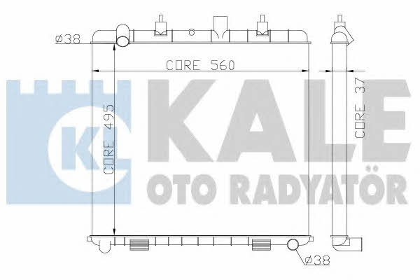 Kale Oto Radiator 359300 Радіатор охолодження двигуна 359300: Приваблива ціна - Купити у Польщі на 2407.PL!