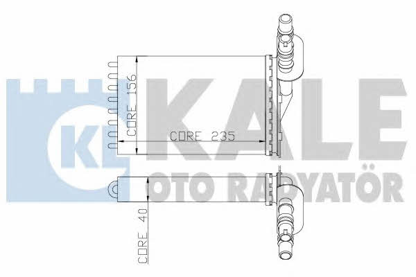 Kale Oto Radiator 252100 Wärmetauscher, innenraumheizung 252100: Kaufen Sie zu einem guten Preis in Polen bei 2407.PL!