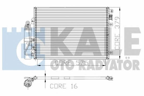 Kale Oto Radiator 128200 Радиатор кондиционера (Конденсатор) 128200: Купить в Польше - Отличная цена на 2407.PL!