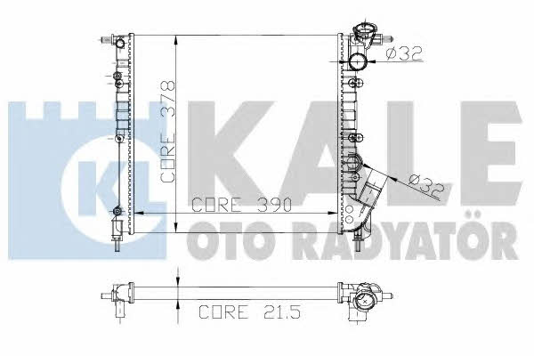 Kale Oto Radiator 146900 Радиатор охлаждения двигателя 146900: Отличная цена - Купить в Польше на 2407.PL!