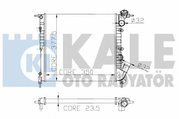 Kale Oto Radiator 147100 Радиатор охлаждения двигателя 147100: Купить в Польше - Отличная цена на 2407.PL!