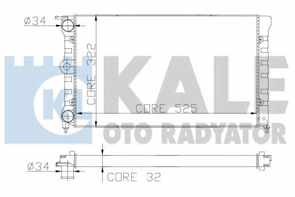 Kale Oto Radiator 139200 Radiator, engine cooling 139200: Buy near me in Poland at 2407.PL - Good price!