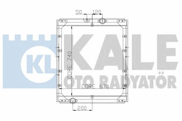 Kale Oto Radiator 165500 Радиатор охлаждения двигателя 165500: Отличная цена - Купить в Польше на 2407.PL!