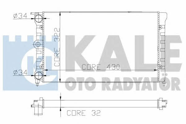 Kale Oto Radiator 139500 Kühler motorkühlung 139500: Kaufen Sie zu einem guten Preis in Polen bei 2407.PL!
