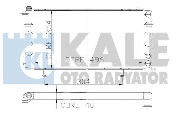 Kale Oto Radiator 138600 Радиатор охлаждения двигателя 138600: Отличная цена - Купить в Польше на 2407.PL!
