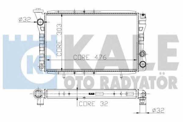 Kale Oto Radiator 135500 Kühler motorkühlung 135500: Kaufen Sie zu einem guten Preis in Polen bei 2407.PL!