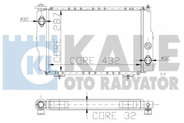 Kale Oto Radiator 129800 Radiator, engine cooling 129800: Buy near me at 2407.PL in Poland at an Affordable price!