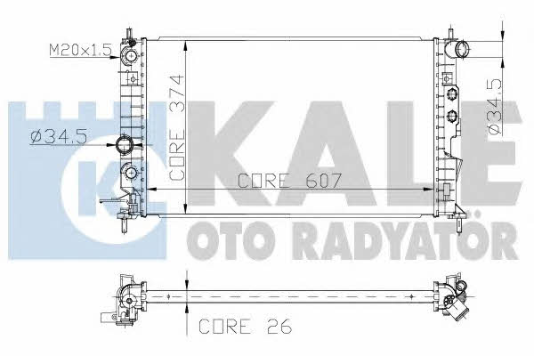 Kale Oto Radiator 136100 Kühler motorkühlung 136100: Kaufen Sie zu einem guten Preis in Polen bei 2407.PL!