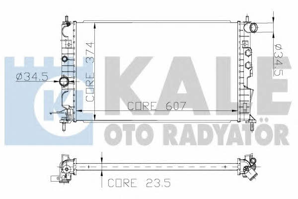 Kale Oto Radiator 136200 Chłodnica, układ chłodzenia silnika 136200: Dobra cena w Polsce na 2407.PL - Kup Teraz!
