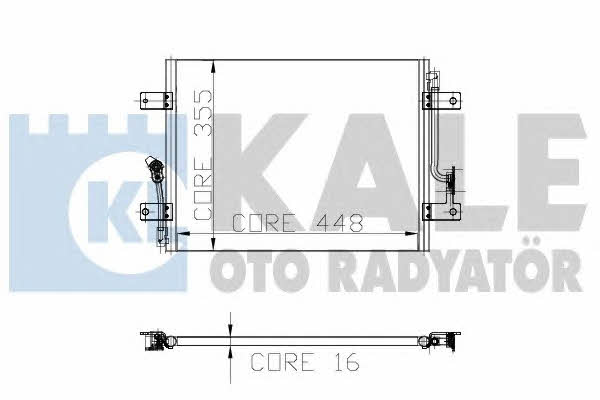 Kale Oto Radiator 152300 Радиатор кондиционера (Конденсатор) 152300: Отличная цена - Купить в Польше на 2407.PL!