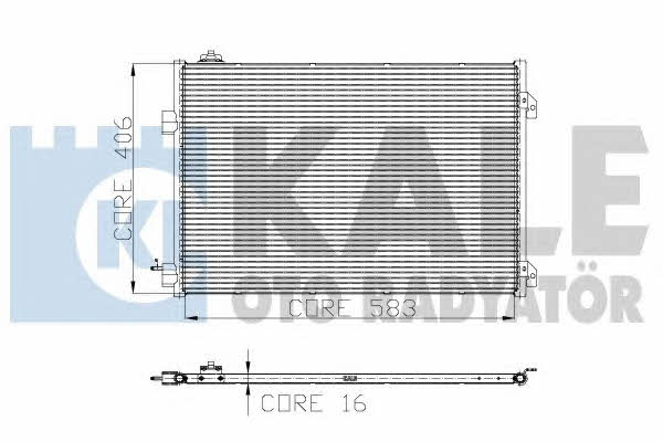 Kale Oto Radiator 300200 Радіатор кондиціонера (Конденсатор) 300200: Приваблива ціна - Купити у Польщі на 2407.PL!