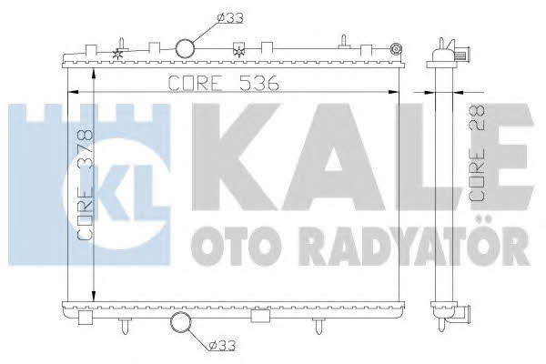 Kale Oto Radiator 352500 Kühler motorkühlung 352500: Kaufen Sie zu einem guten Preis in Polen bei 2407.PL!