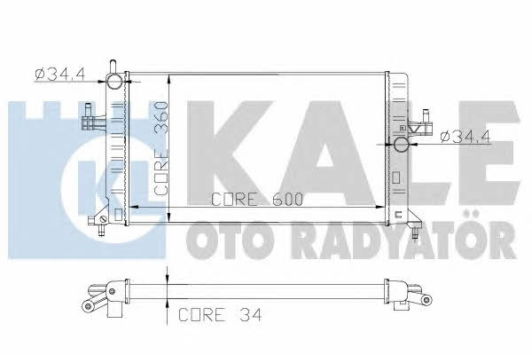 Kale Oto Radiator 179700 Радіатор охолодження двигуна 179700: Купити у Польщі - Добра ціна на 2407.PL!