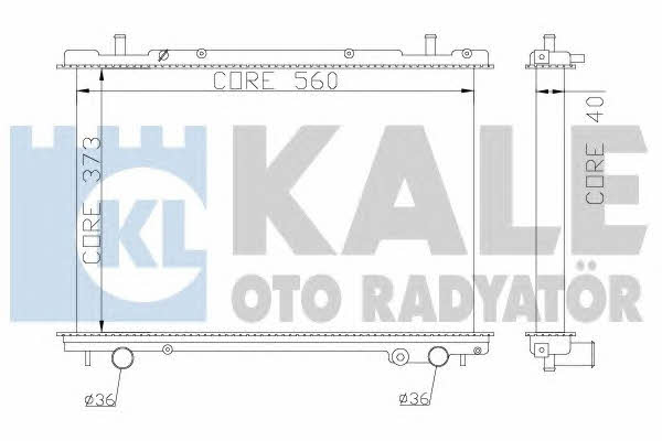 Kale Oto Radiator 368400 Радиатор охлаждения двигателя 368400: Отличная цена - Купить в Польше на 2407.PL!