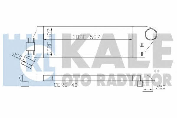 Kale Oto Radiator 348300 Intercooler, charger 348300: Buy near me in Poland at 2407.PL - Good price!