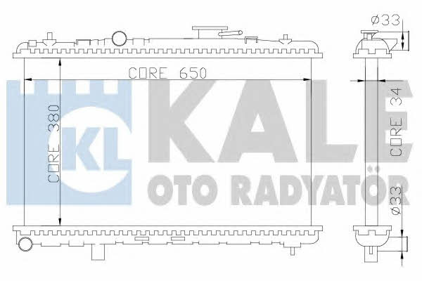 Kale Oto Radiator 369200 Радиатор охлаждения двигателя 369200: Купить в Польше - Отличная цена на 2407.PL!