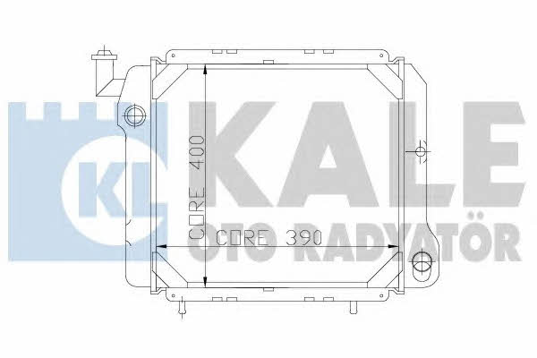 Kale Oto Radiator 167299 Радиатор охлаждения двигателя 167299: Отличная цена - Купить в Польше на 2407.PL!