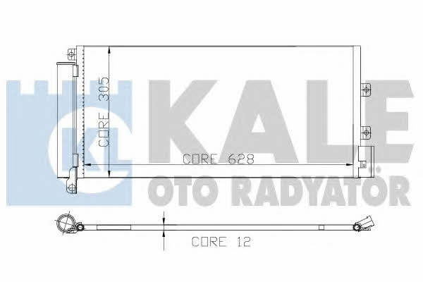 Kale Oto Radiator 195700 Радиатор кондиционера (Конденсатор) 195700: Отличная цена - Купить в Польше на 2407.PL!