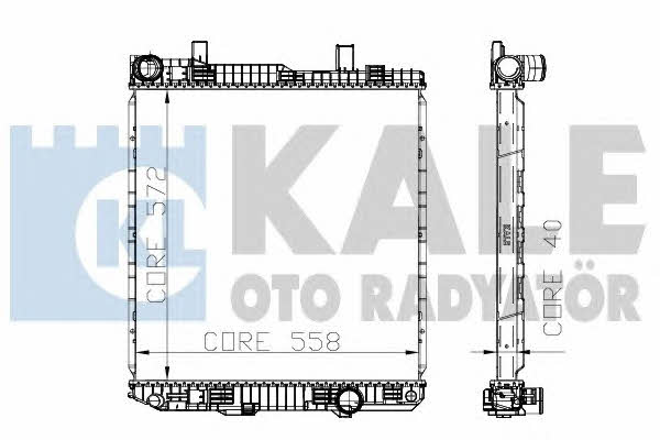 Kale Oto Radiator 310400 Radiator, engine cooling 310400: Buy near me in Poland at 2407.PL - Good price!