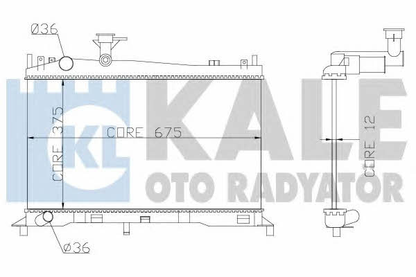 Kale Oto Radiator 360100 Kühler motorkühlung 360100: Kaufen Sie zu einem guten Preis in Polen bei 2407.PL!