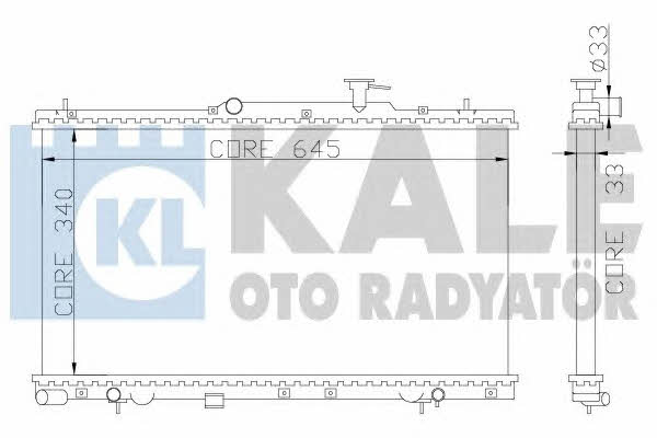 Kale Oto Radiator 369000 Radiator, engine cooling 369000: Buy near me in Poland at 2407.PL - Good price!