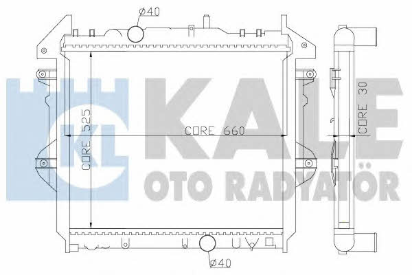 Kale Oto Radiator 352600 Радіатор охолодження двигуна 352600: Приваблива ціна - Купити у Польщі на 2407.PL!