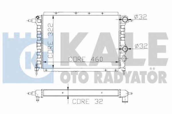 Kale Oto Radiator 162500 Radiator, engine cooling 162500: Buy near me at 2407.PL in Poland at an Affordable price!